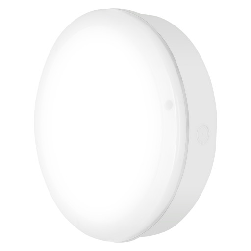 Ledvance Surface Bulkhead udendørs væglampe, hvid, 3000K, Ø25 cm