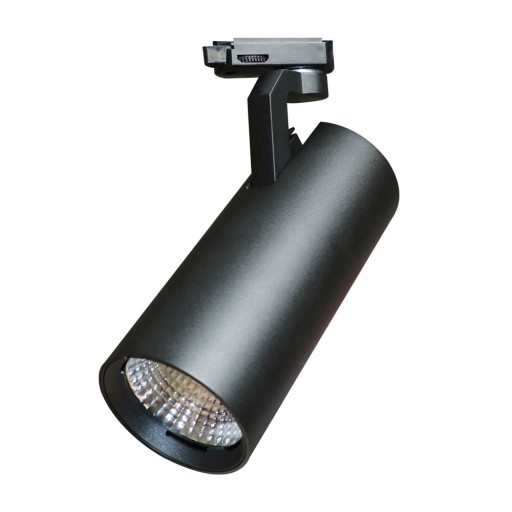 e3light Virgo LED 3F skinnespot - sort