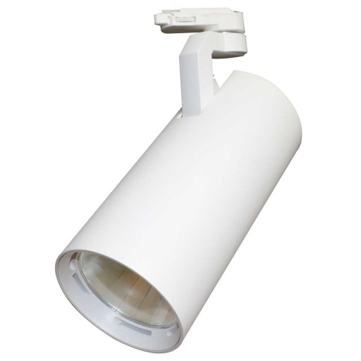 e3light Taurus LED 3F skinnespot 29W 930, 3000 lumen, 38°, hvit 3-faset skinnespot