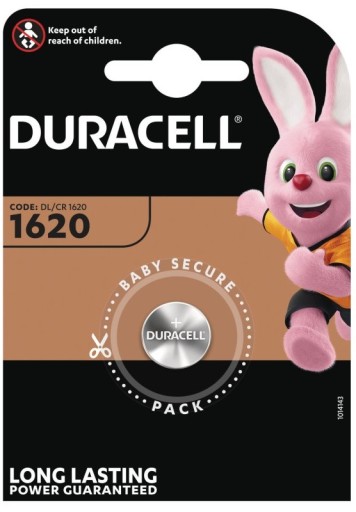 Duracell Electronics CR1620 Lithium Batteri - 1 stk.