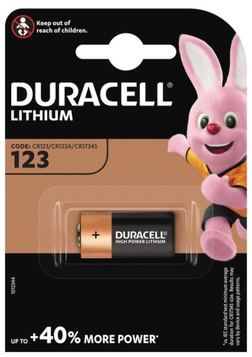 Duracell Ultra Photo 123 lithium batteri - 1 stk.