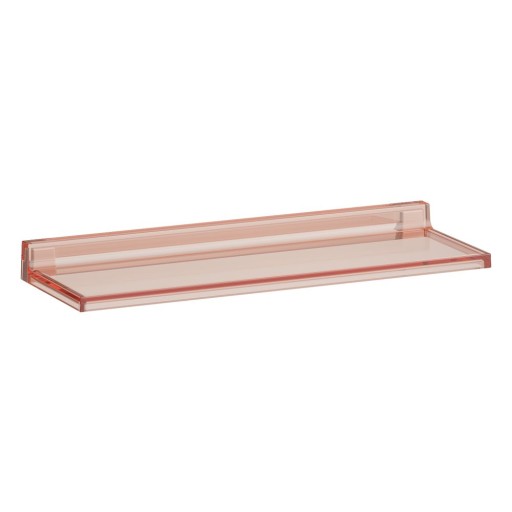 Kartell Laufen Shelfish hylle, 45x11,5 cm, rosa