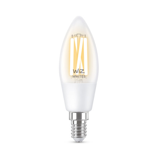Wiz E14 mignonpære, justerbar hvit LED filament