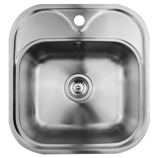 Secher Ribe kjøkkenvask, 46,8x49,8 cm, rustfritt stål Kjøkken > Kjøkkenvasken