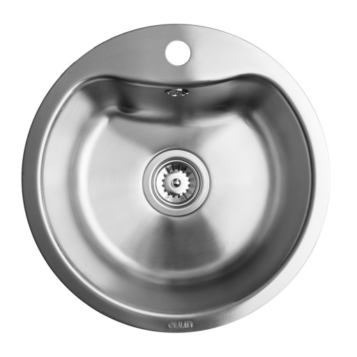 Secher Tønder BK1 kjøkkenvask, Ø 43,5 cm, rustfritt stål Kjøkken > Kjøkkenvasken