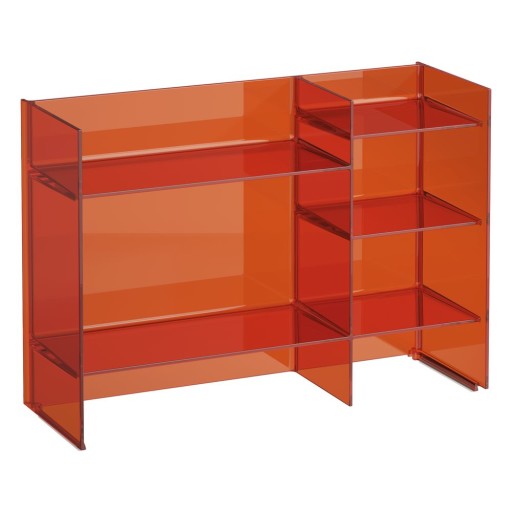 Kartell Laufen Sound Rack hylle, 75x53 cm, oransje