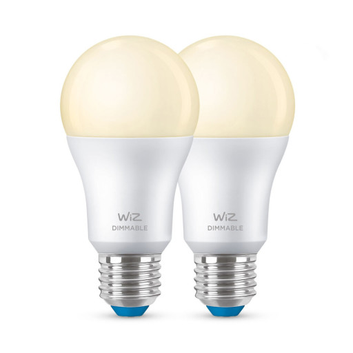 WiZ E27 LED standardpære - varm hvid - 2-pak