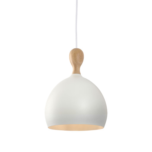Dueodde, Pendel lampe, E27, 40W, Hvid by Halo Design (D: 18 cm. x H: 26 cm., Hvid)