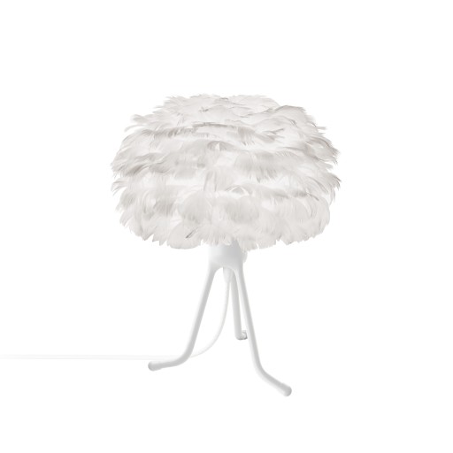 Umage Mini Eos Fjer bordlampe - hvid