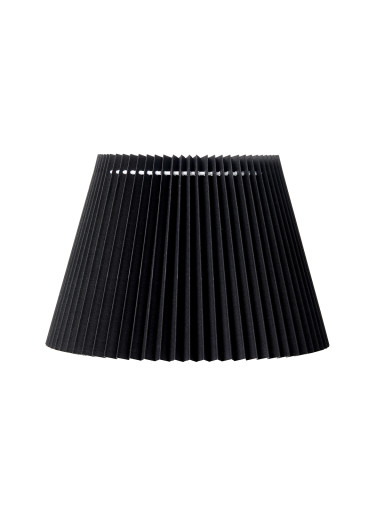 Nielsen Light Emma Villa Plisse lampeskærm til væg/pendel - sort/H18 cm