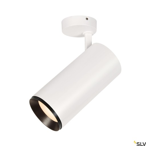 NUMINOS XL, innebygd spot 36W 3000K 60°, hvit/svart Spotlampe