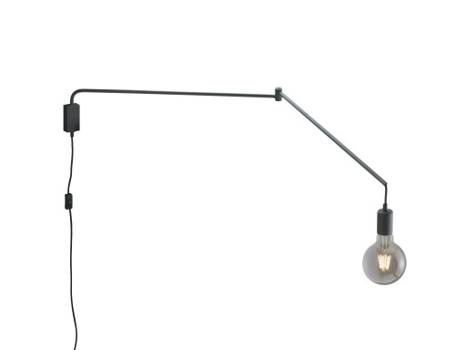 Trio Lighting Line vegglampe, sort