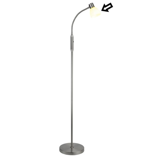 Halo Design reserveglas til Hudson gulvlampe - opal
