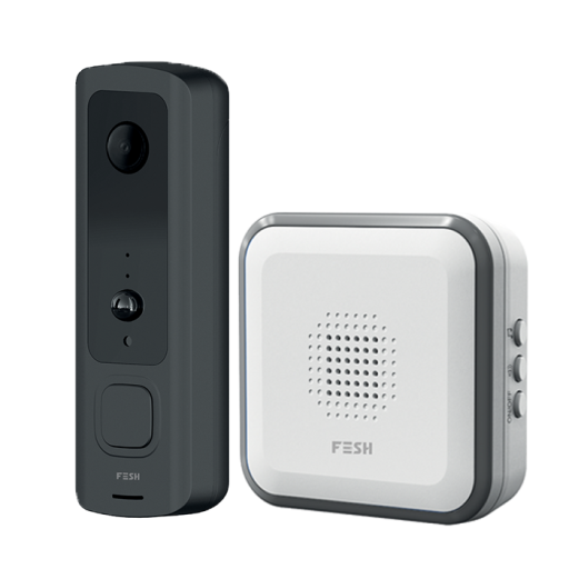 FESH SMART HOME videoringeklokke med ekkolodd Backuptype - El