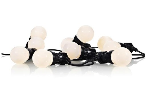Markslöjd Dakke LED lyskæde 4,5m/10 pærer - hvid