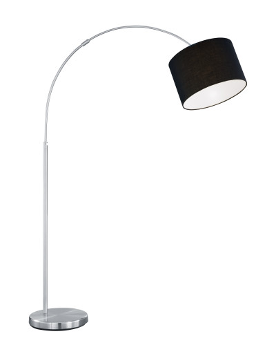 Trio Lighting Hotel gulvlampe med sving, sort Lamper &amp; el > Lamper &amp; spotter