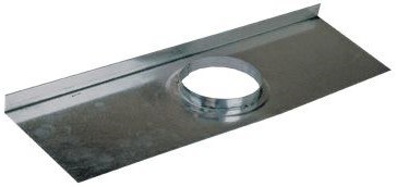 Dutra 200 x 500 mm bunnplate med 110 mm hull, for sokkelavfukter Backuptype - VA