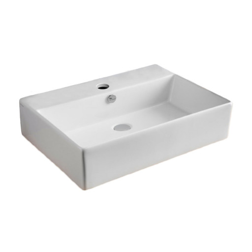 Lavabo Boxo 1015 Slim servant, 65x48 cm hvit