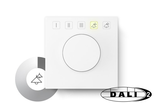 Dali-2 potentiometer PS70MA med 5 tryk til grupper og scener