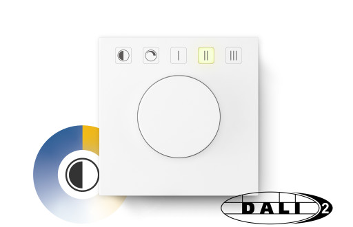 Dali-2 potensiometer PS70MA med 5 trykk for tw og scener