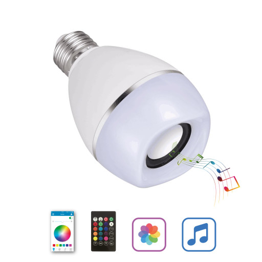Thomson LED-lyspære, høyttaler og fjernkontroll Lamper &amp; el > Lamper &amp; spotter