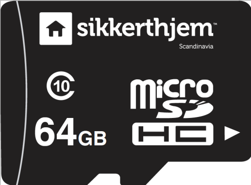 64 GB micro-sd-kort klasse 10, for S6evo smartcam Backuptype - El