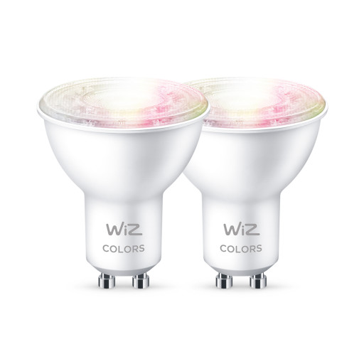 Wiz GU10 spotpære, fargeendring + hvit, 2-pack