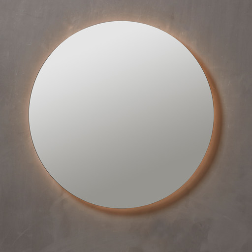 Loevschall Herning speil med lys, Ø70 cm Baderom > Innredningen