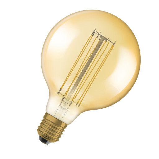 Ledvance Vintage 1906 E27 globepære, 2200K, 5,8W,Ø12,5 LED filament