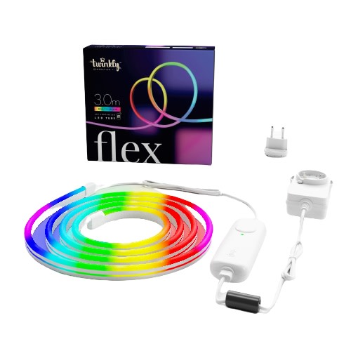 Twinkly Flex LED strip startsett, farget lys, 3 meter LED bånd