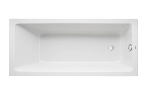 Duravit No.1 badekar, 180x80 cm, hvit