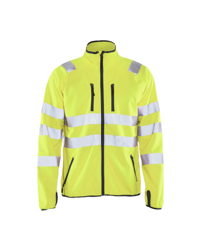 Hivis softshelljakke gul xs