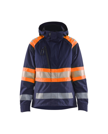 Dame High Vis Shell Jacket Marine