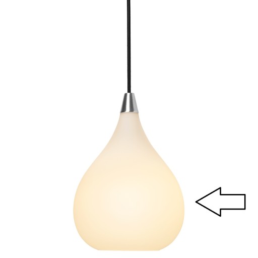 Halo Design reserveglas til Drops pendel - Ø17