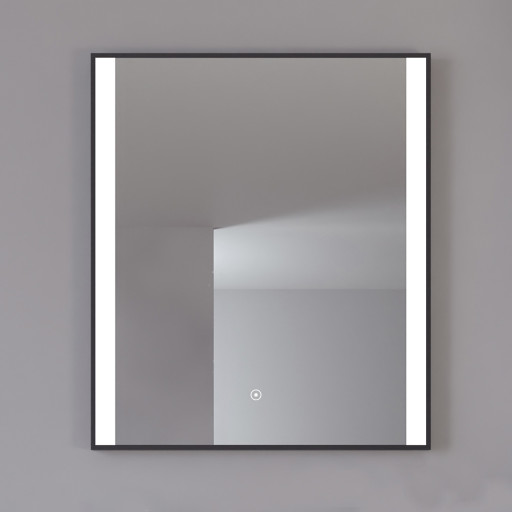 Loevschall Libra spejl med lys, 60x70 cm