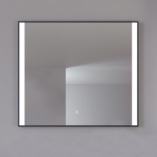 Loevschall Libra spejl med lys, 80x70 cm