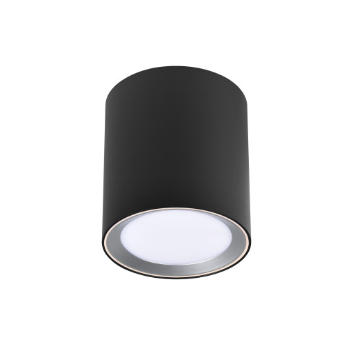 Nordlux Landon spotlight, sort, H8 cm Påbygningsspot