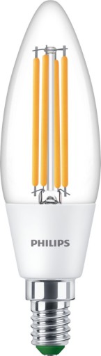 Philips Master Ultra Efficient LED E14 kertepære - 2,3W/4000K