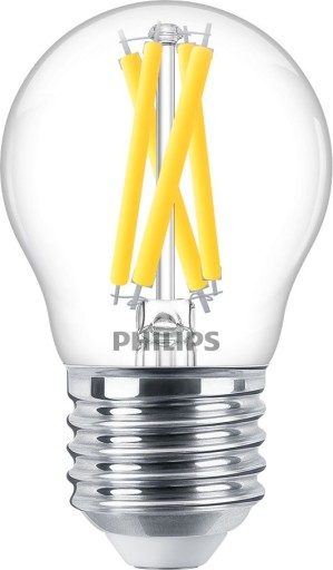 Philips Master Dimtone E27 kronepære, 2200-2700K, 3,4W LED filament