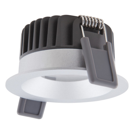 LEDVANCE Spot Fix PS DIM IP44 680lm 68mm 8W/930 sølv 36°