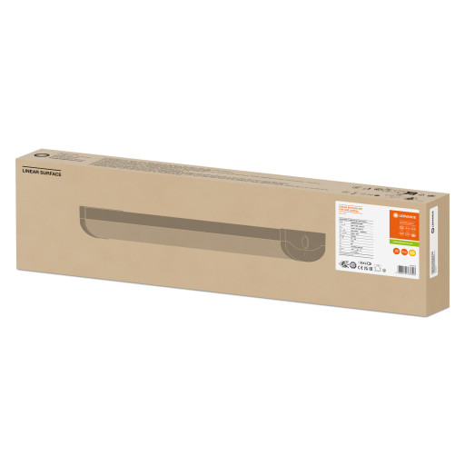 LEDVANCE Lineær overflate DALI IP44 600mm 2340lm 18W/830 hvit Backuptype - El