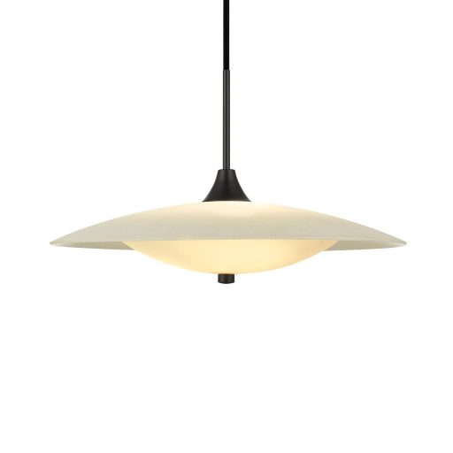 Baroni, Pendel lampe, 18W by Halo Design (D: 46 cm. x H: 28 cm., Opal)