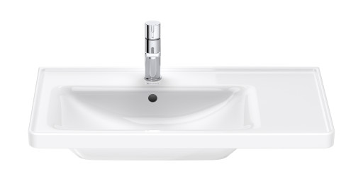 Duravit D-Neo servant, 80x48 cm, venstre, hvit