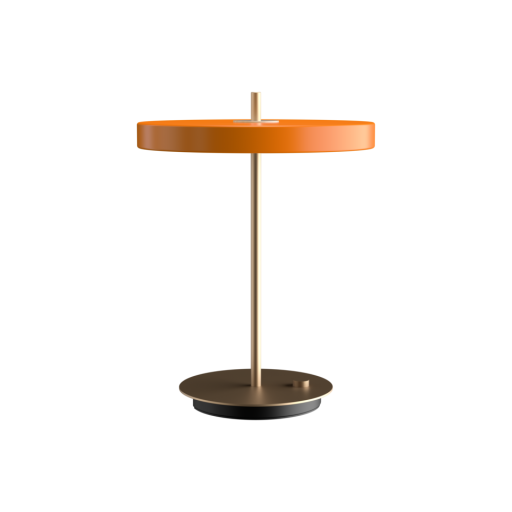 Umage Asteria bordlampe med USB oransje