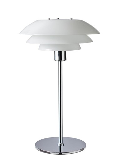 Dyberg Larsen DL31 bordlampe, opal Bordlampe