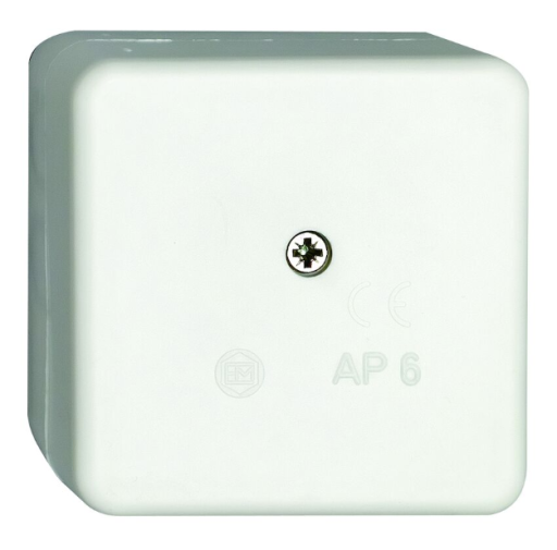 Koblingsboks AP6 hvit IP20