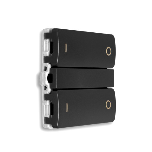 Smartkontakten Zigbee batteridrevet trykknapp for LK Fuga, av/på-taster, grå Lamper &amp; el > El-installasjon