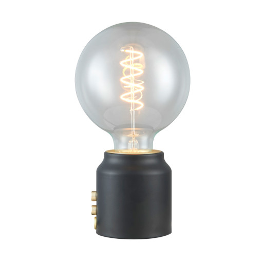 Halo Design BASE ONE Bordlampe sort metal - 718672