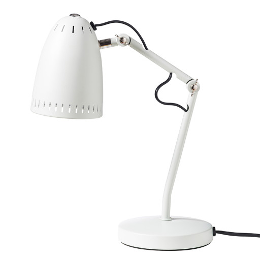 Superliving Dynamo 345 Bordlampe E14 H39, matt hvit Backuptype - El