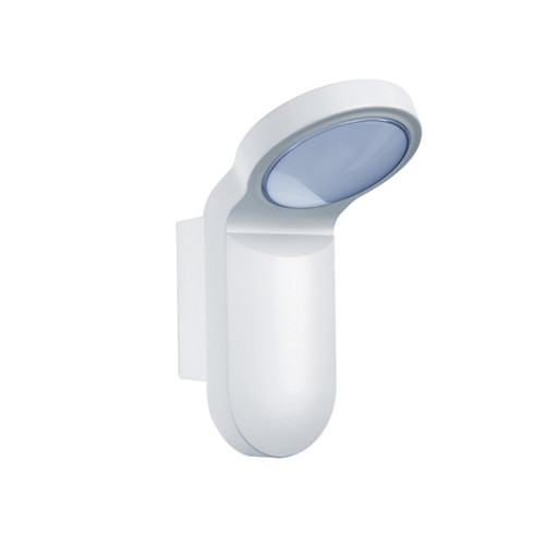 OL vegglampe 9,5W 850 med Sensor 100°, IP55, hvit